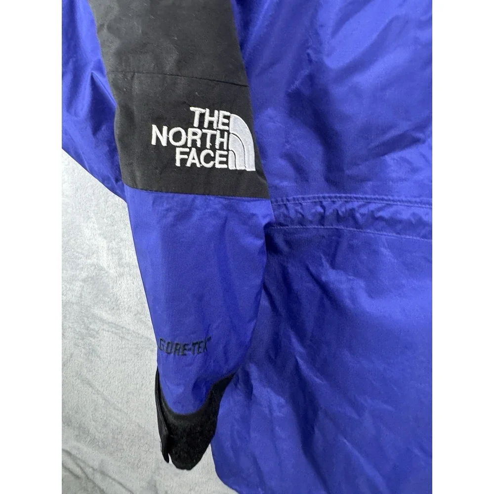 North Face Gore-Tex Rain Jacket Full-Zip Vintage‎ Blue TNF Men's Size L EUC
